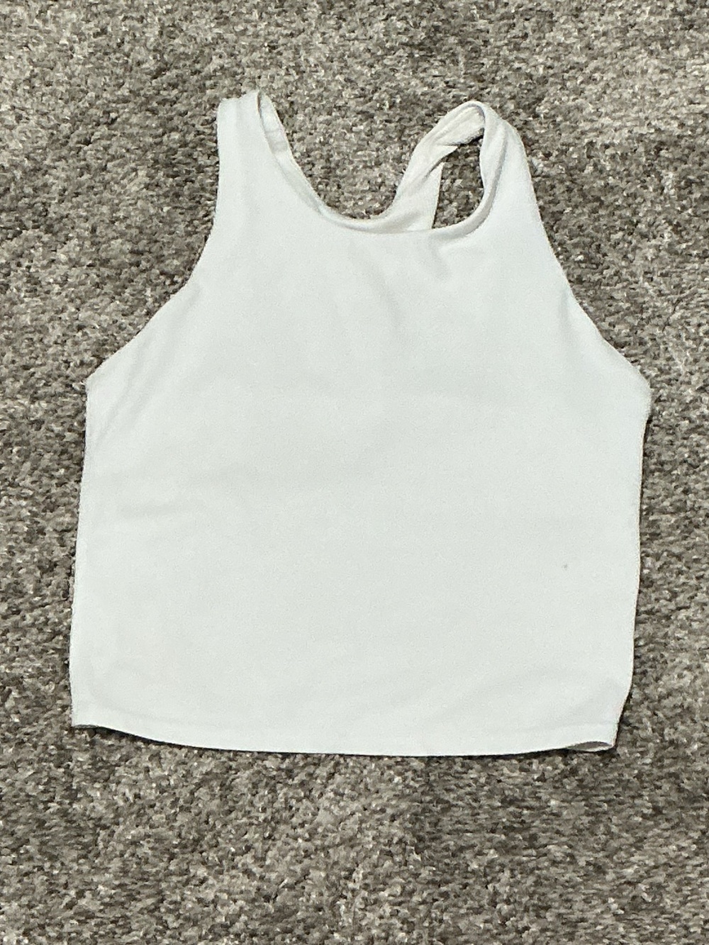 Athleta White Girls Racerback Tank Top